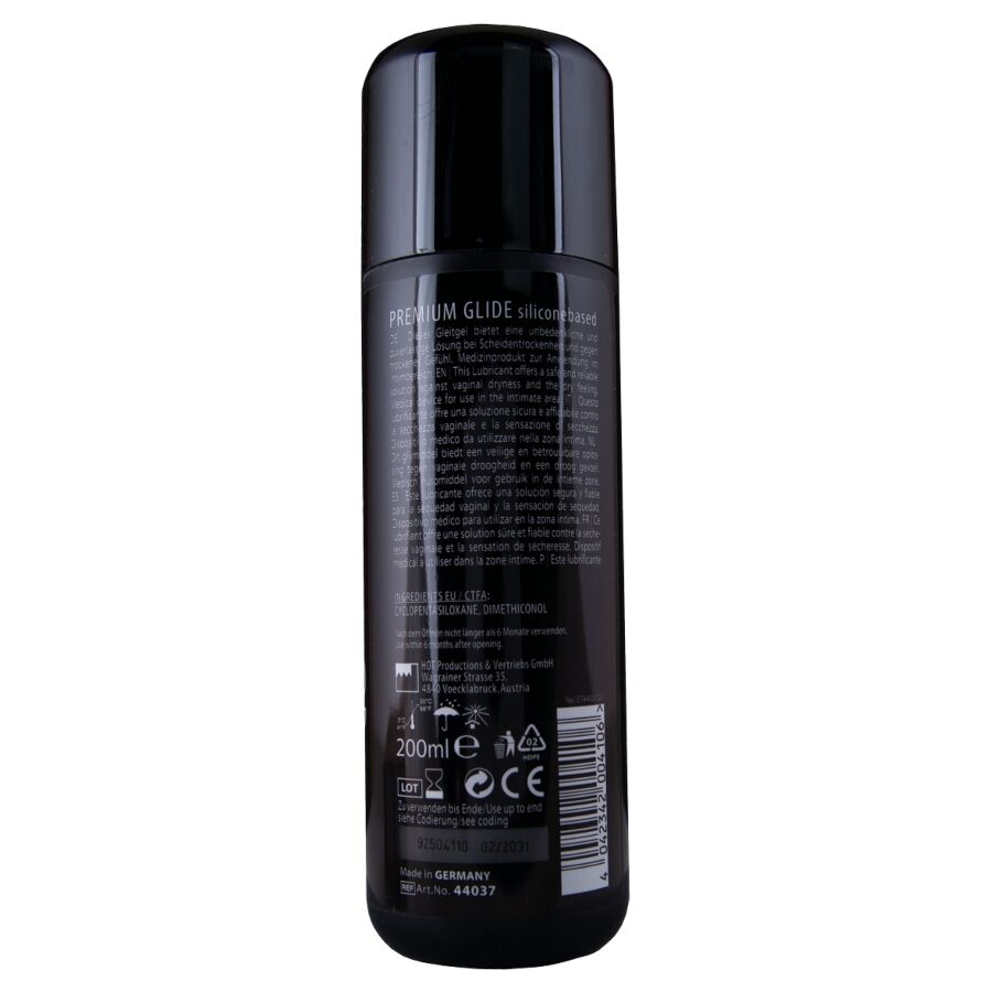 Hot Premium Silicone Glide Lubricante a Base de Silicona 200 ml