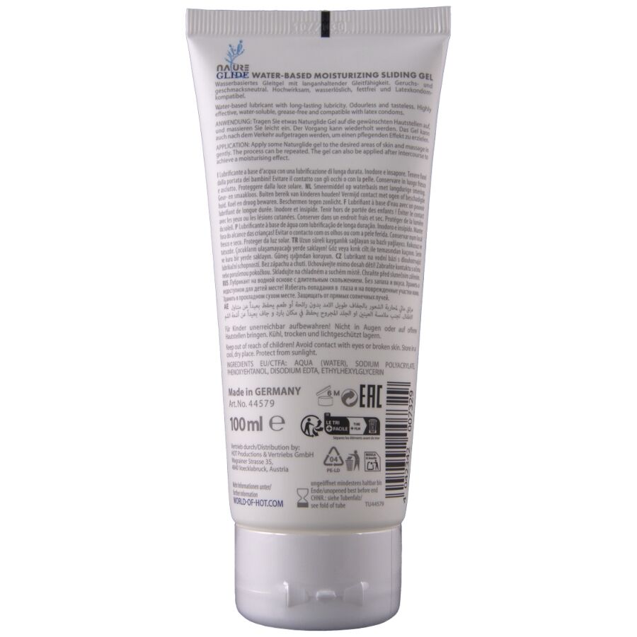 HOT Nature Glide Lubricante a Base de Agua 100ml