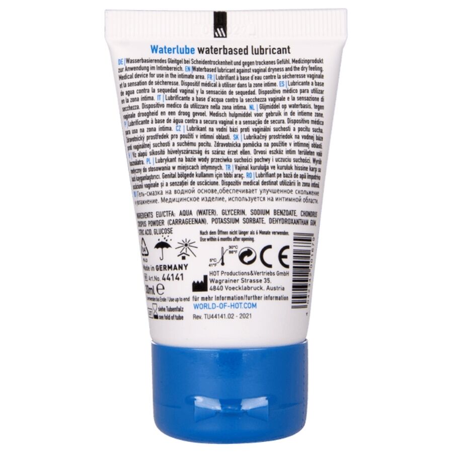 Hot Water Lube Waterbased Springwater 30 ml