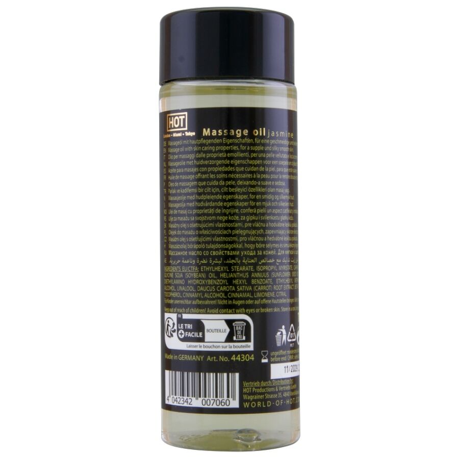 Hot Massage Oil Jasmine - Aceite de Masaje 100 ml