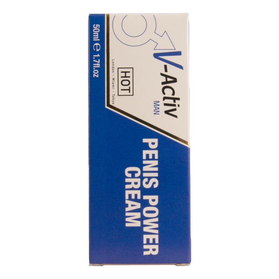 Hot V-Activ Penis Power Cream - Crema Estimulante para Hombres 50ml