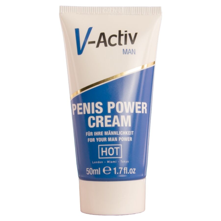 Hot V-Activ Penis Power Cream - Crema Estimulante para Hombres 50ml