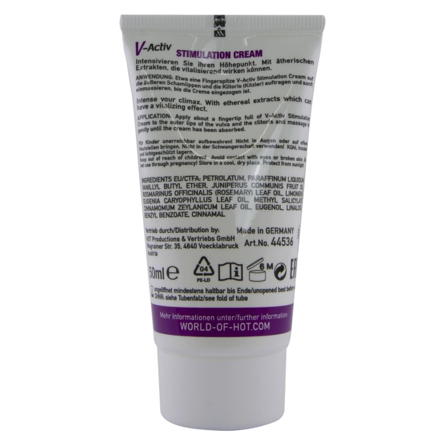 HOT V-Activ Stimulation Cream for Women 50 ml