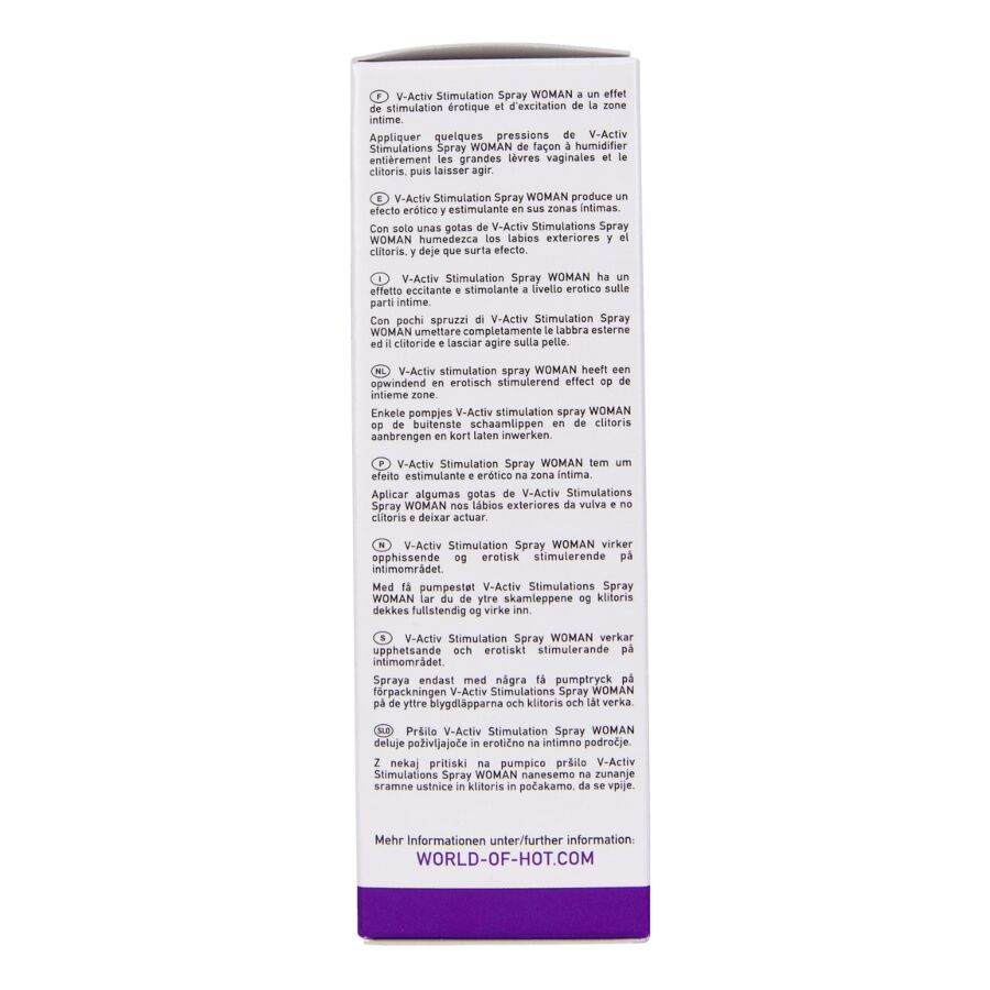 HOT V-Activ Spray de Estimulación para Mujer 50 ml