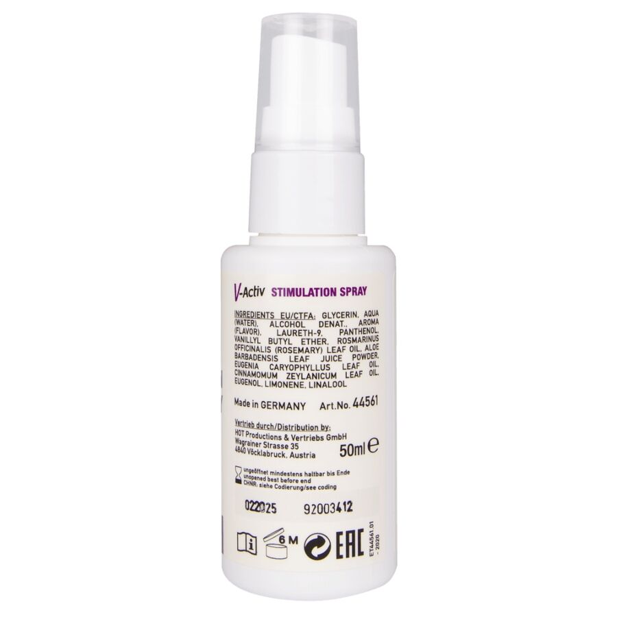 HOT V-Activ Spray de Estimulación para Mujer 50 ml