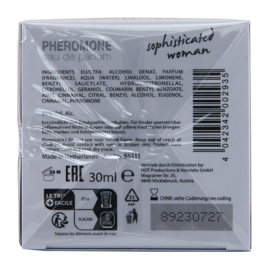 HOT Pheromone Perfume London Sophisticated Woman 30 ml