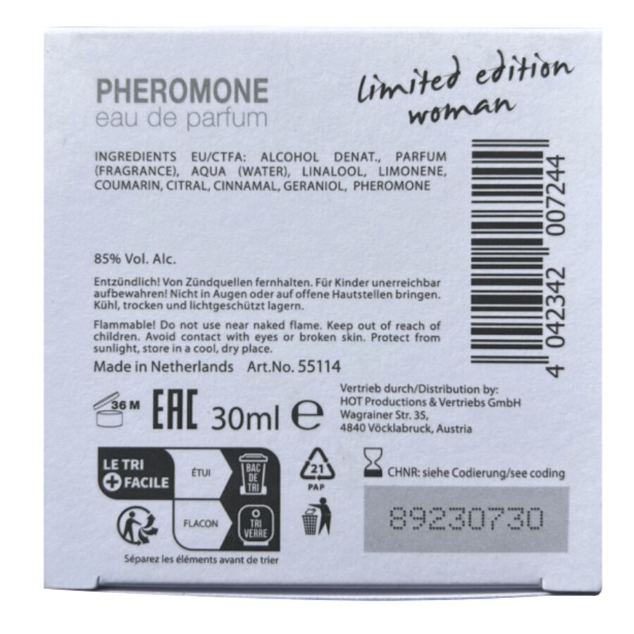 Hot Pheromone Perfume Dubai Limited Edition Mujer 30 ml