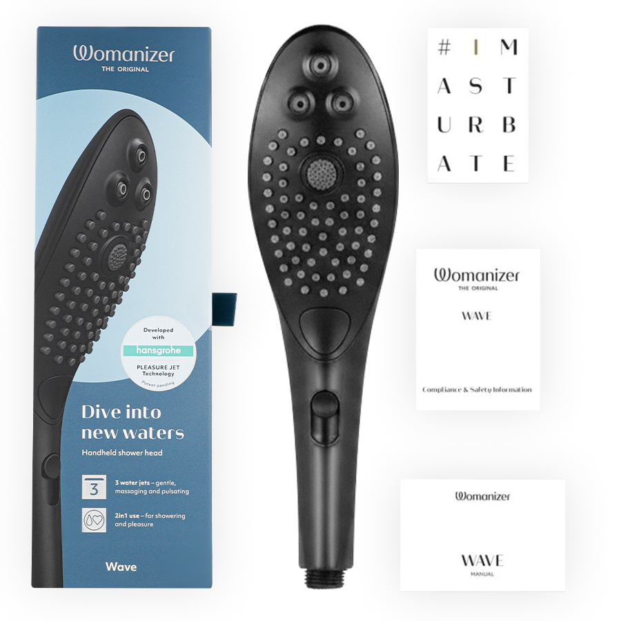 Womanizer Wave - Estimulador Clitoral de Ducha Negro