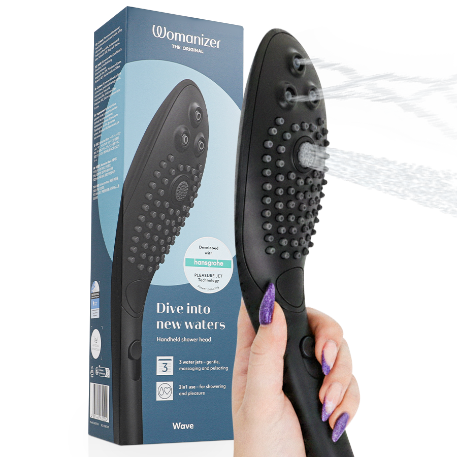 Womanizer Wave - Estimulador Clitoral de Ducha Negro