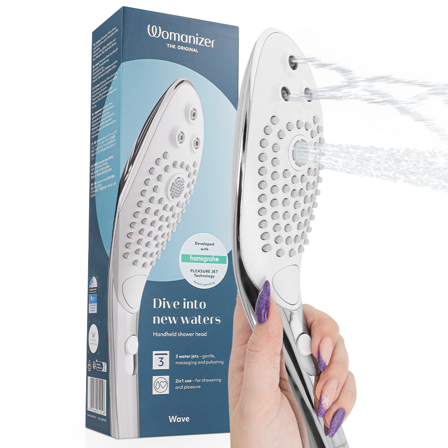 Womanizer Wave - Cabezal de Ducha Estimulador Clitoral Cromado