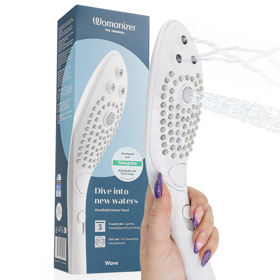 Womanizer Wave Estimulador Clitoral de Ducha Blanco