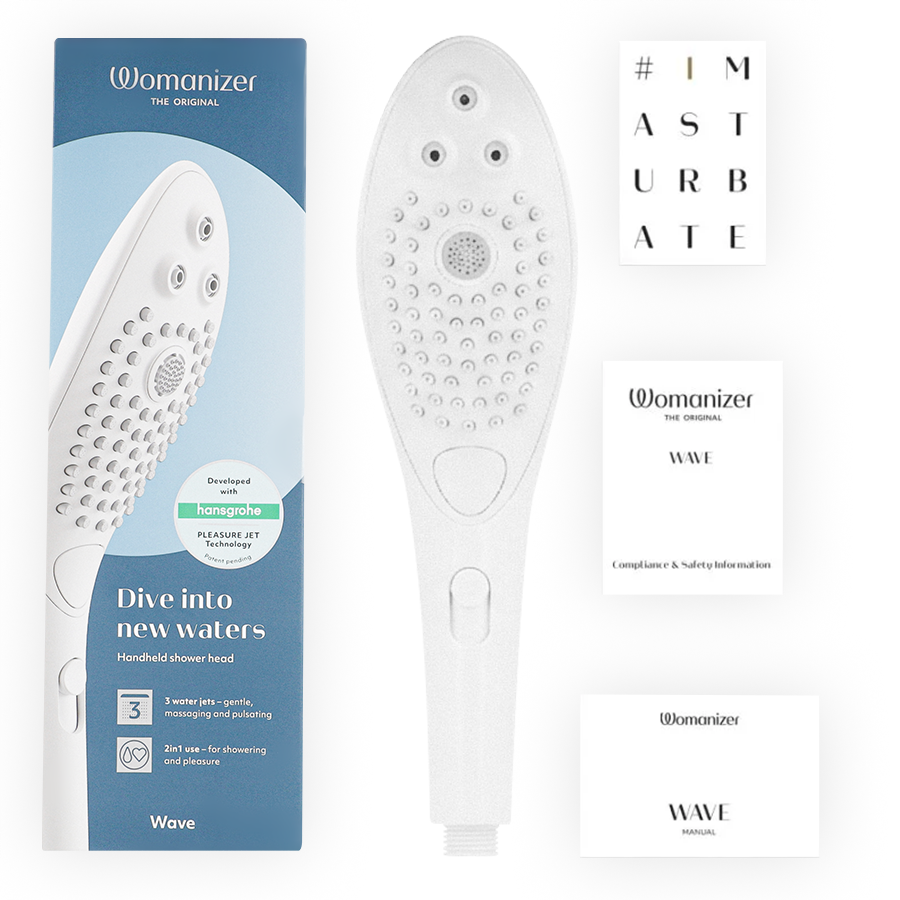 Womanizer Wave Estimulador Clitoral de Ducha Blanco