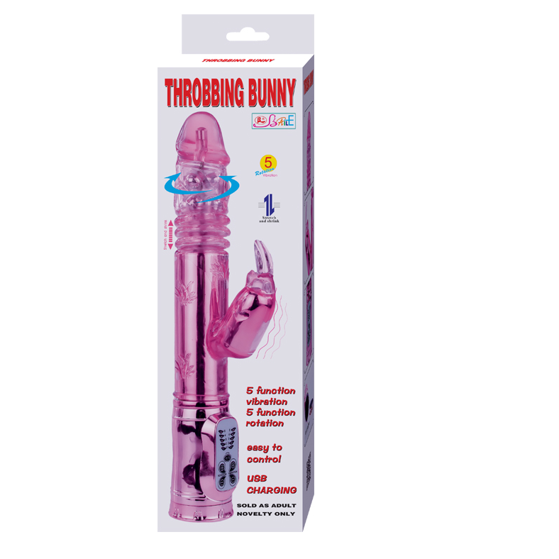 Baile Throbbing Bunny Pink - Rotador Vibrador