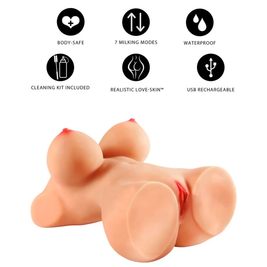 Hidden Desire Horny Milking Bitch Female Masturbator Torso