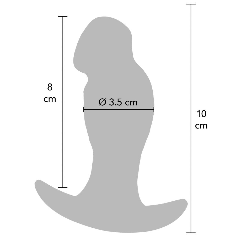 Hidden Desire Inferno Realistic Buttplug 10 cm