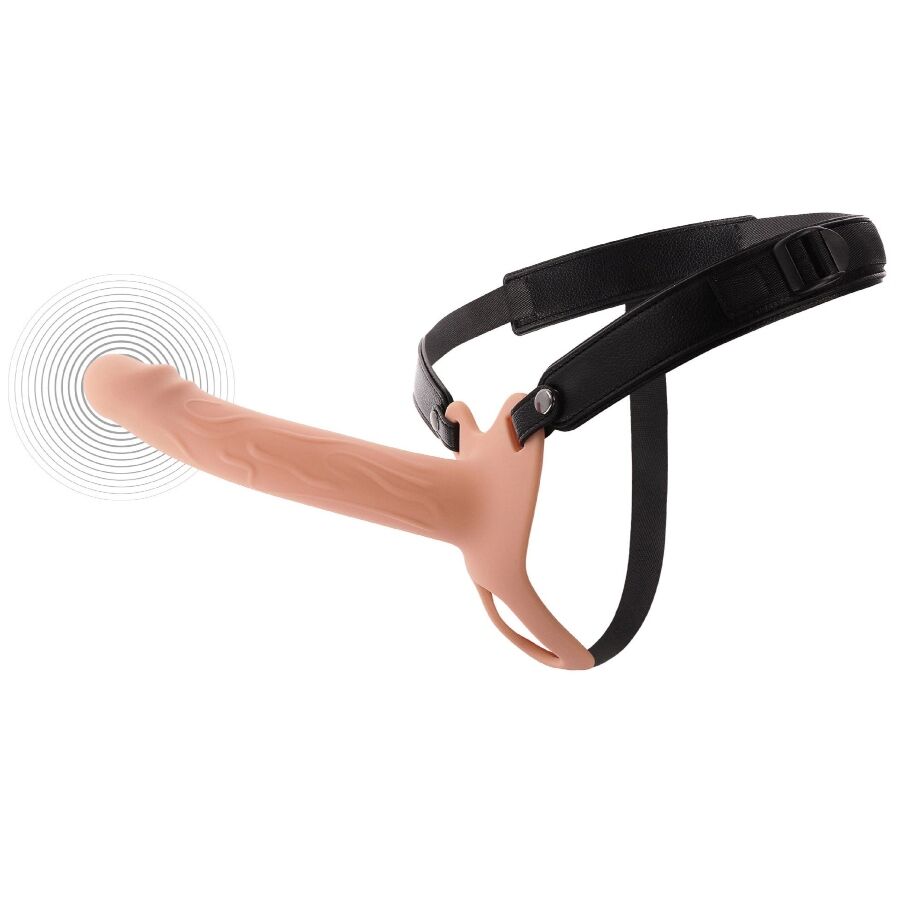 Hidden Desire Inferno Vibrating Penis Sleeve Strap-On 20 cm
