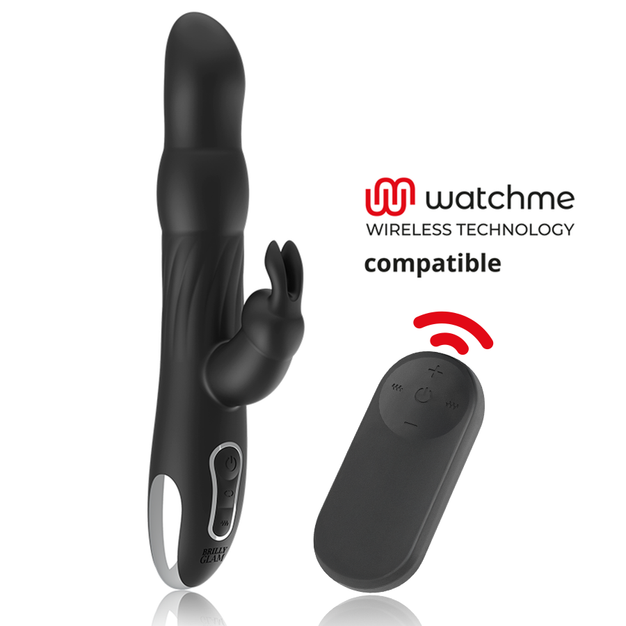 Brilly Glam Moebius Rabbit Vibrator & Rotator con Control Remoto WatchMe