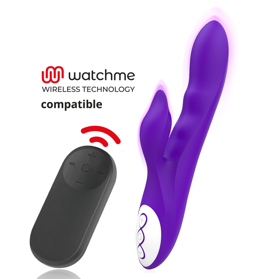 Galatea Galo Purple Vibrator con Control Remoto WatchMe