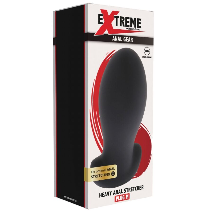 Hidden Desire Extreme Heavy Anal Stretcher Plug Medium - Silicona Líquida