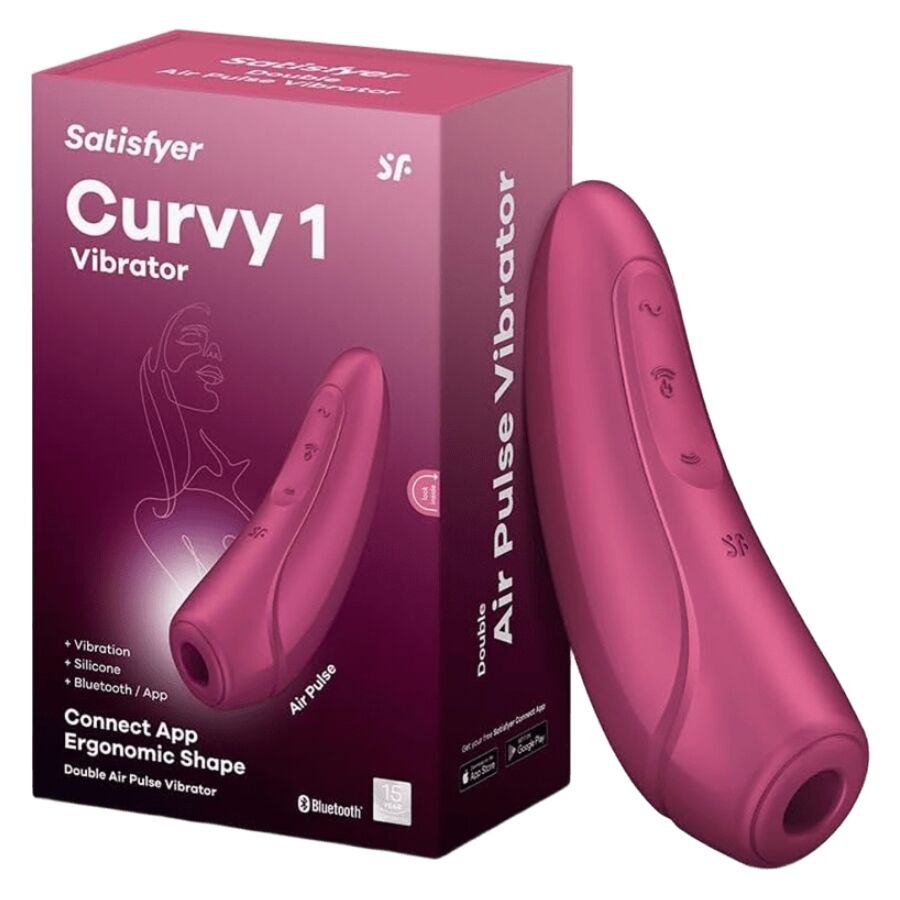 Satisfyer Curvy 1 Red Pink - Estimulador