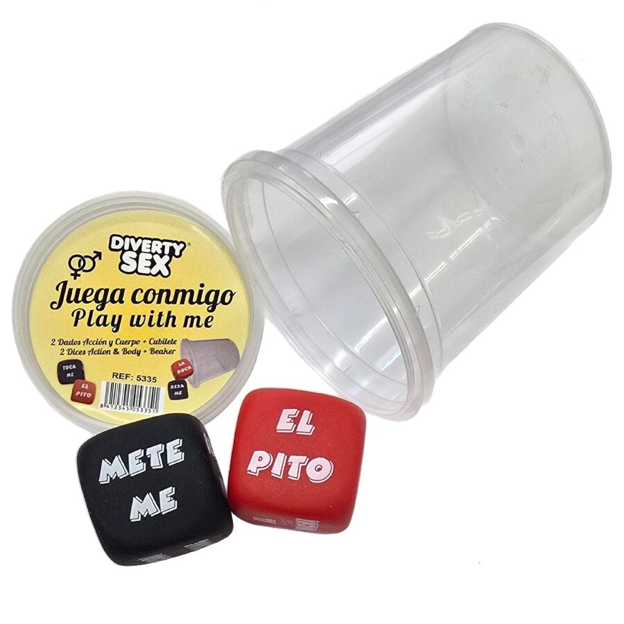 Diablo Picante - Juego de Dados con Verbos y Partes del Cuerpo