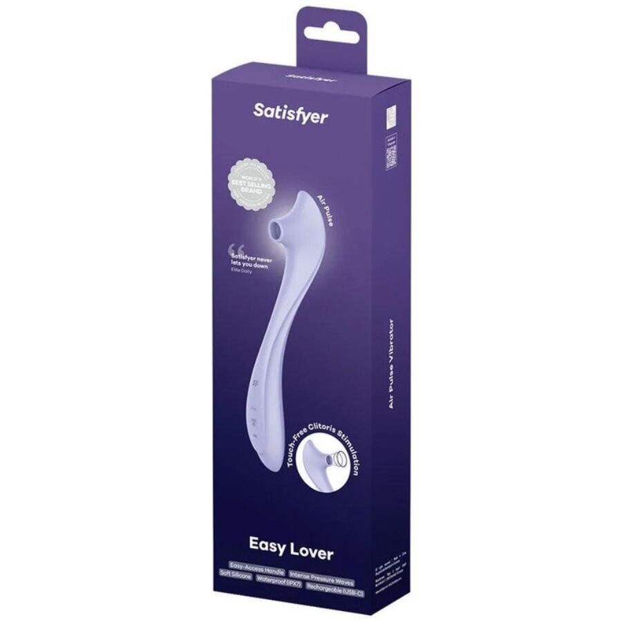 Satisfyer Easy Lover - Vibrador con Estimulador de Pulso de Aire