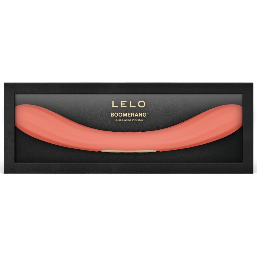 LELO Boomerang Doble Vibrador Coral Red - Juguete para Parejas