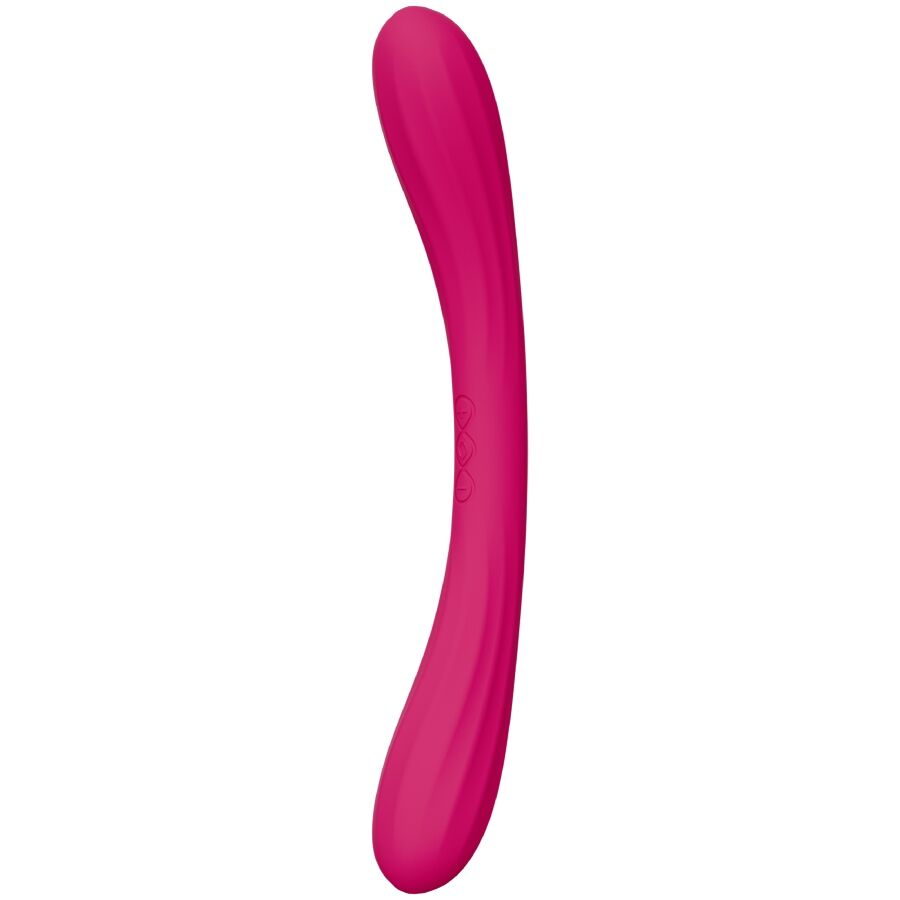LELO Boomerang Vibrador Doble Extremo Cerise - Placer en Pareja