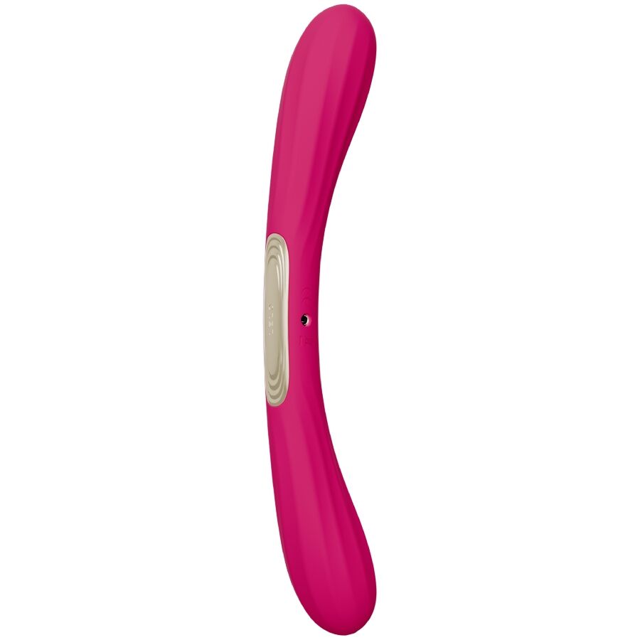LELO Boomerang Vibrador Doble Extremo Cerise - Placer en Pareja