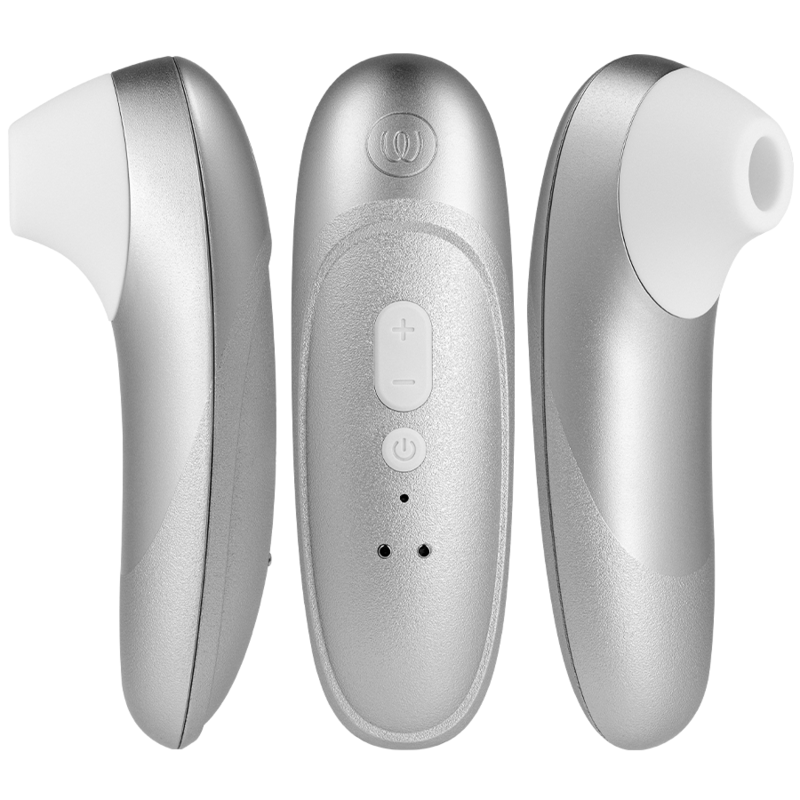Womanizer Pro Vibrant Estimulador de Clítoris Gris Plata