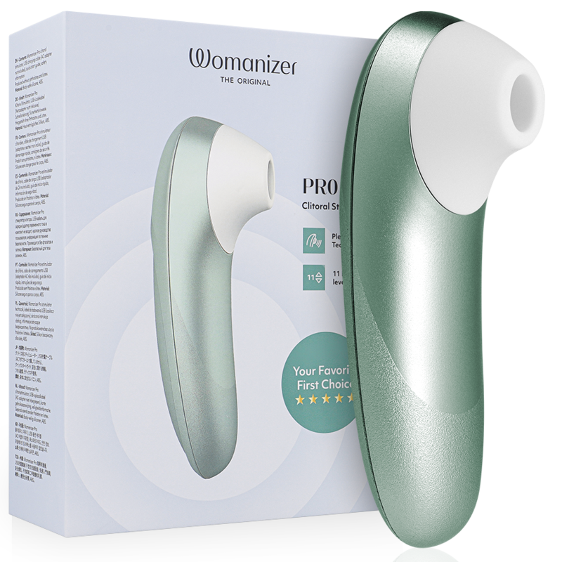 Womanizer Pro Vibrant Estimulador de Clítoris Sage Green