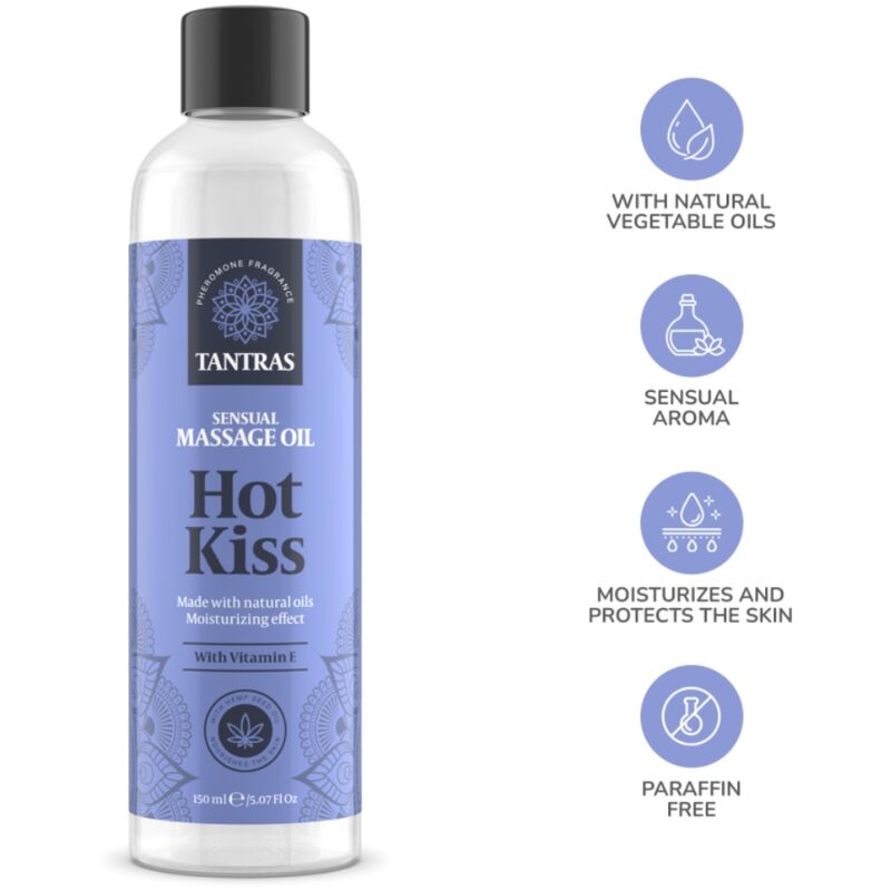 Intimateline Tantras Love Oil Hot Kiss Massage Oil 150 ml