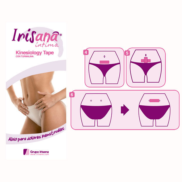 Irisana Kinesiology Tape con Turmalina - Pack 3 Cintas Autoadhesivas Elásticas