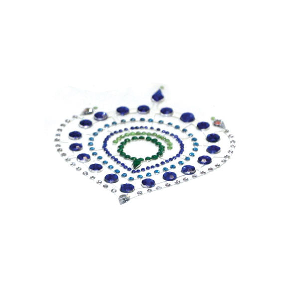 Bijoux Indiscrets Flamboyant - Joyería Corporal Verde y Azul