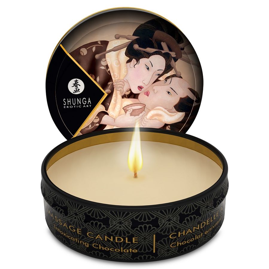 Vela Masaje Chocolate Shunga Mini Caress by Candelight 30ml