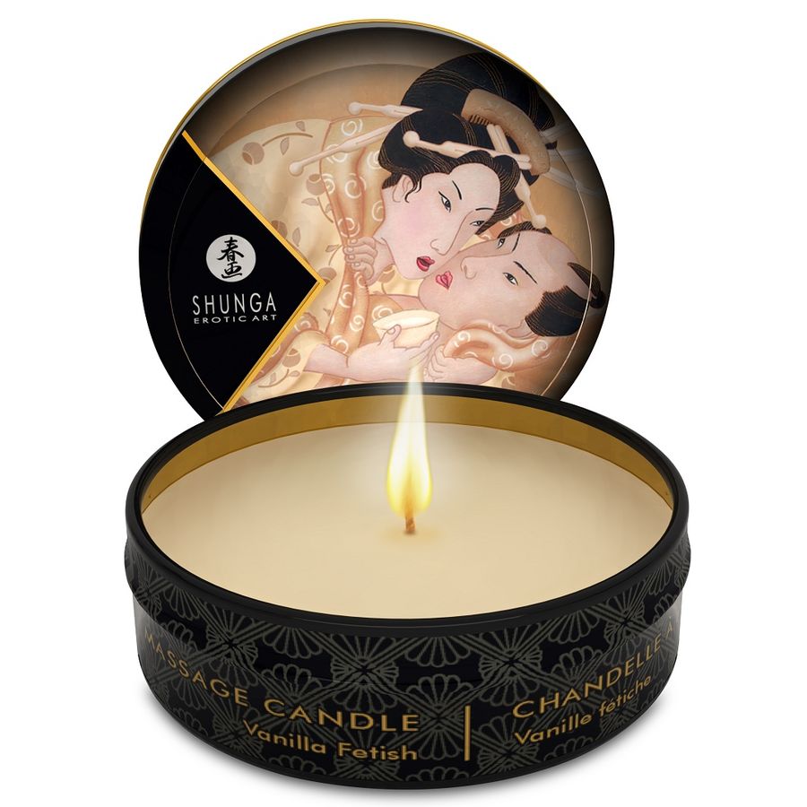Vela Masaje Shunga Mini Caress By Candelight Vanilla 30ml