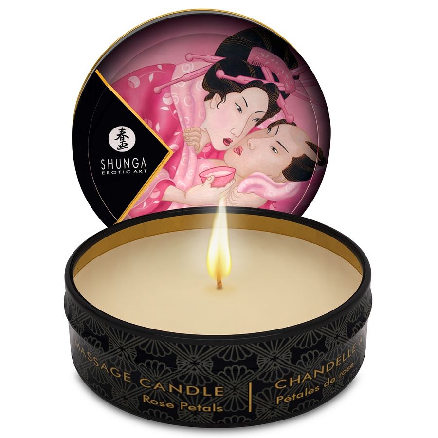 Shunga Mini Caress by Candlelight Display - Pack 24 Velas de Masaje