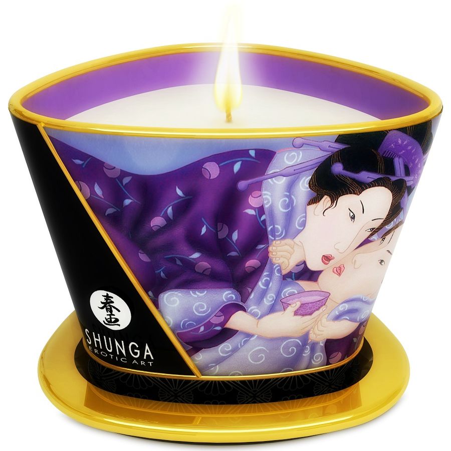 Vela de Masaje Shunga Mini Caress by Candelight - Frutas Exóticas 170ml