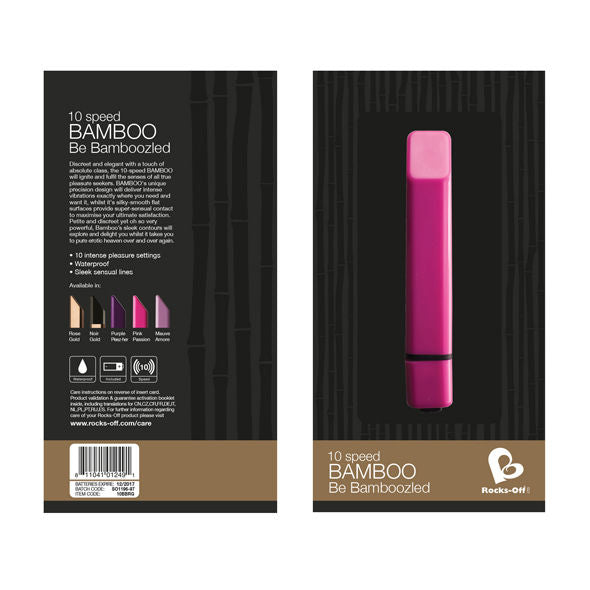 Rocks-Off Bamboo Gold - Estimulador Íntimo
