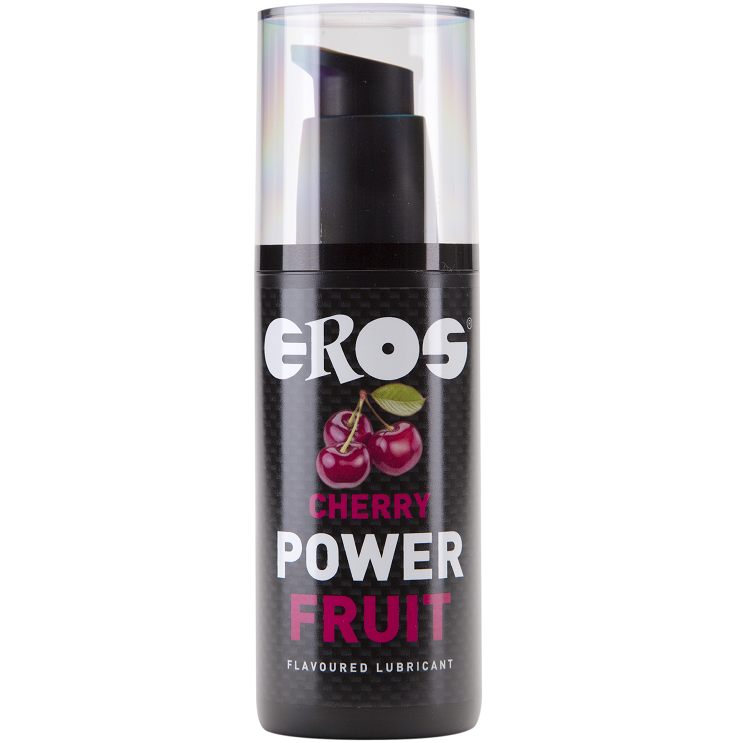 Eros Cereza Power Fruit Lubricante 125ml - Base Agua + Silicona