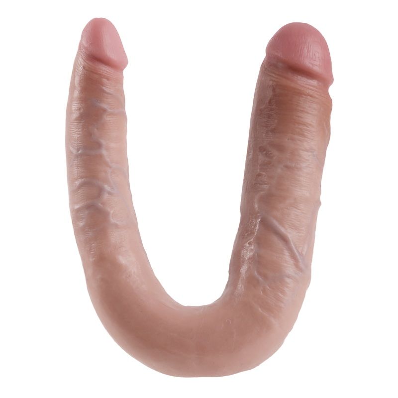 King Cock U-Shaped Large Double Trouble - 17.8 cm