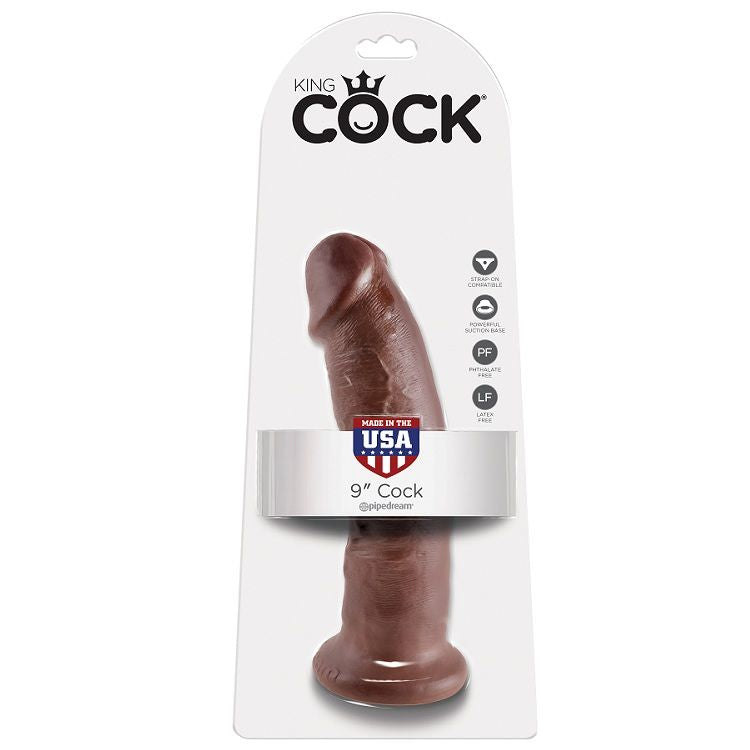 King Cock 9 Dildo Brown - 22,9 cm