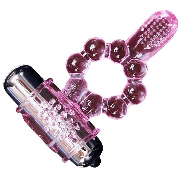 Anillo Vibrador de Silicona BAILE - 10 Ritmos con Vibración Rosa