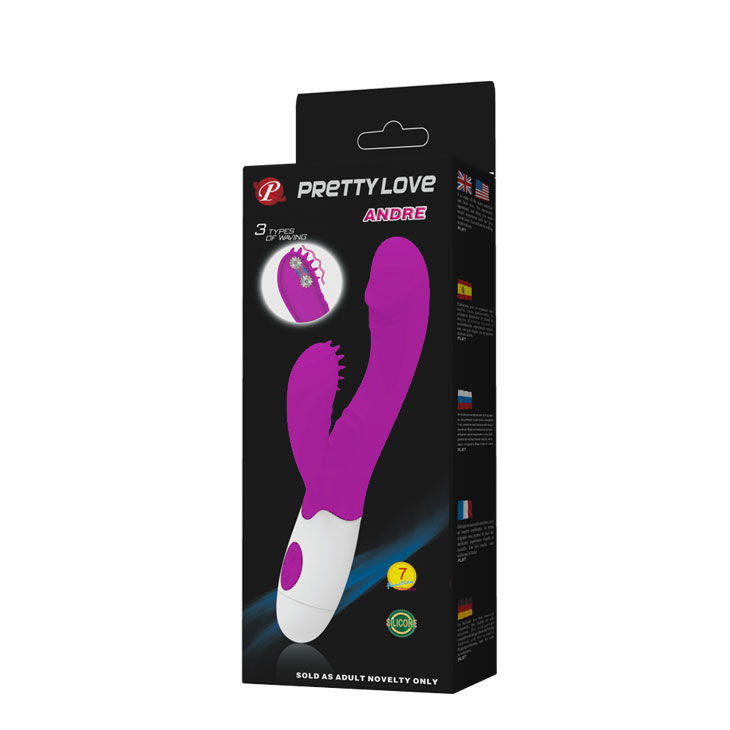 Pretty Love Stimulator Andre - Vibrador de Diseño Ergonómico