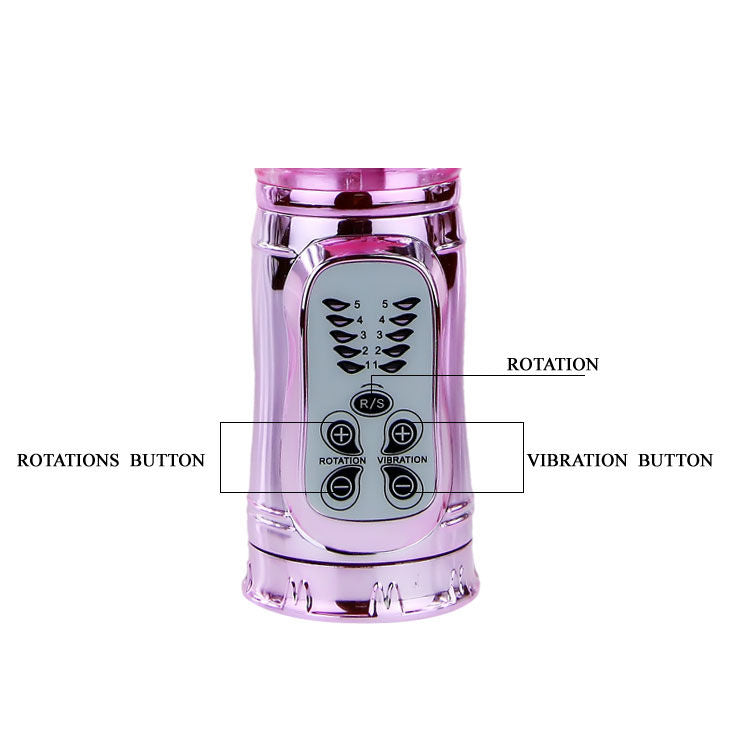 Baile Throbbing Bunny Pink - Rotador Vibrador