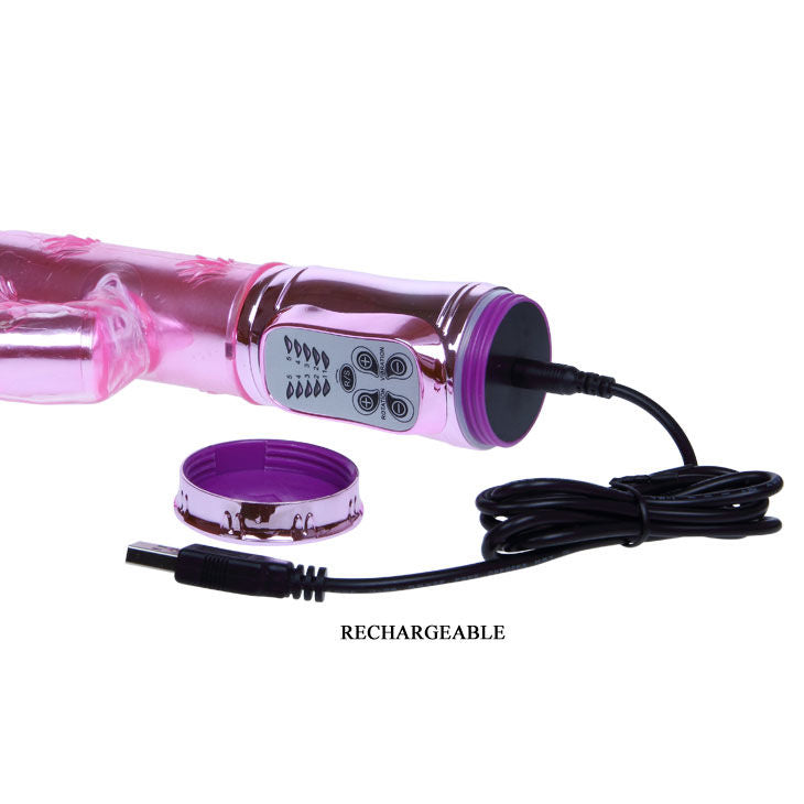 Baile Throbbing Bunny Pink - Rotador Vibrador