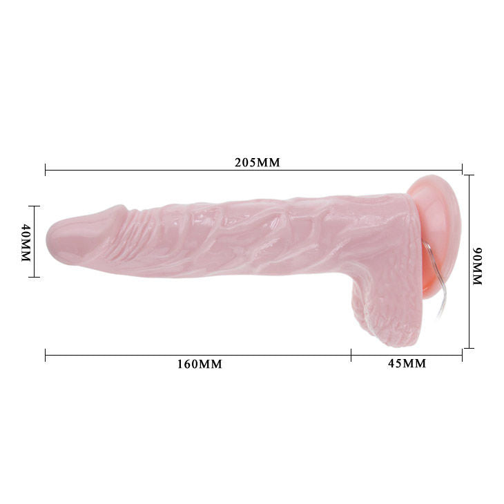 BAILE Super Rota Dong Realistic - Vibrador 20.5 cm