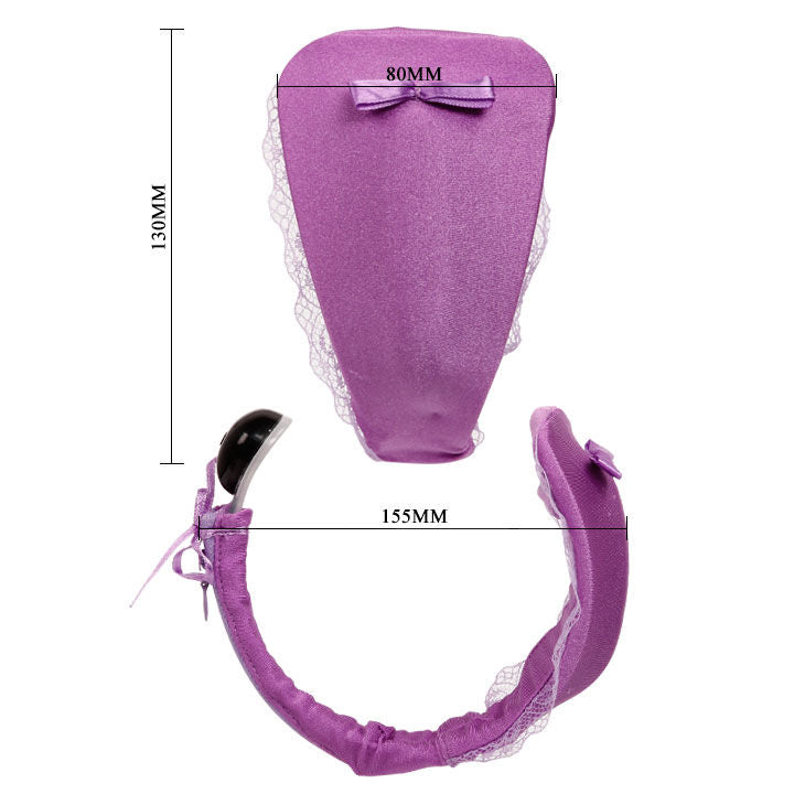 Tanga Vibrador con Control Remoto Lila - BAILE Stimulating