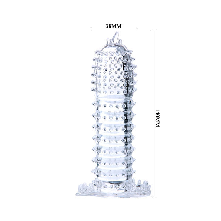 Funda Peneana Estimuladora BAILE - 14 cm con Puntos de Estimulación