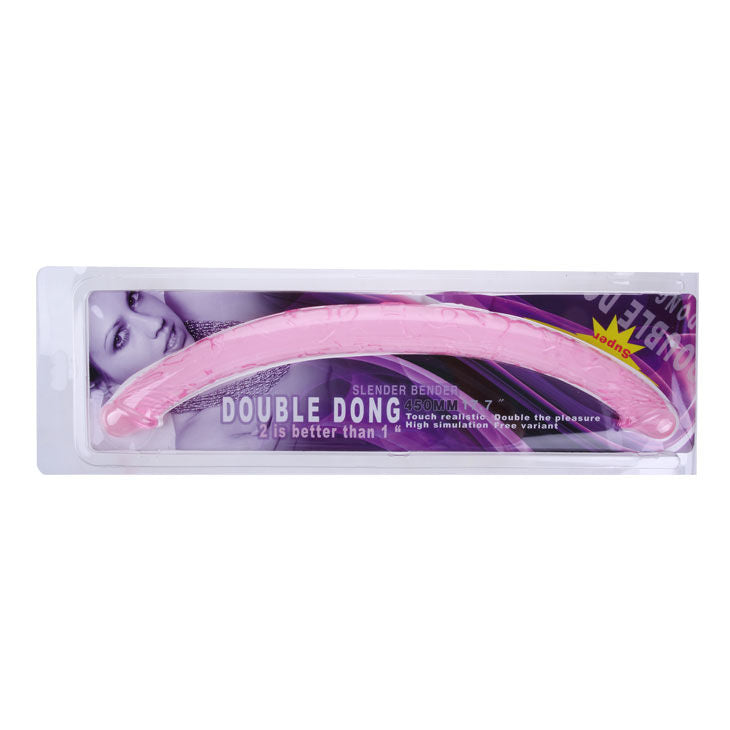 Baile Double Dong Blue - Dildo Doble 44.5 cm